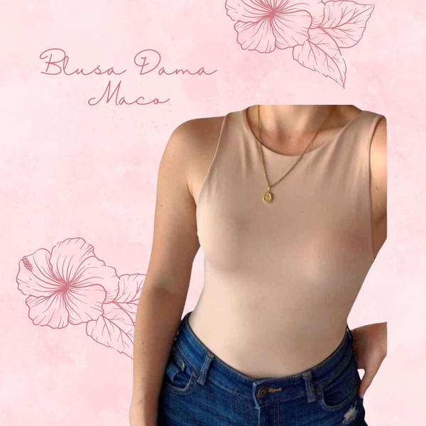 Blusa Dama MACO: Doble Tela Licrada, Talla Única