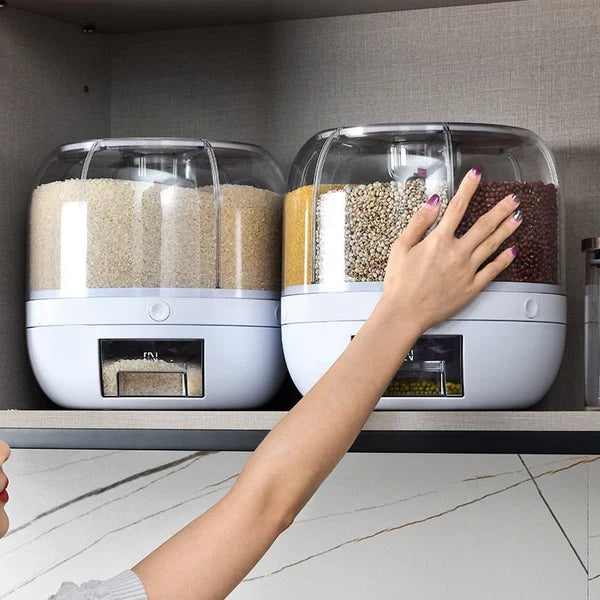 Dispensador Rotativo de Granos 6 em 1