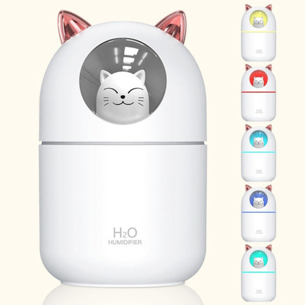 HUMIDIFICADOR GATO LED